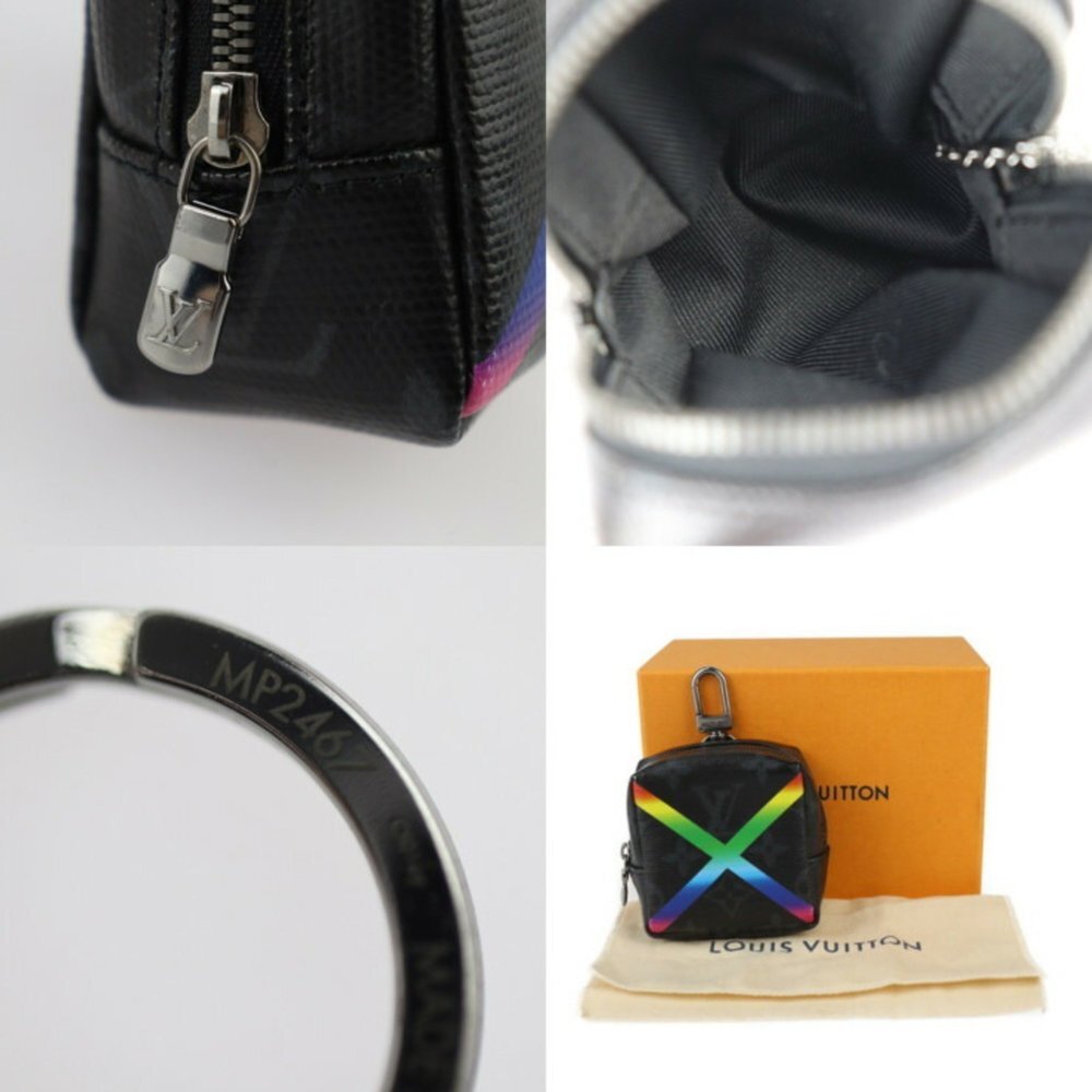 LOUIS VUITTON Black Monogram Pouch - Picture 9 of 9